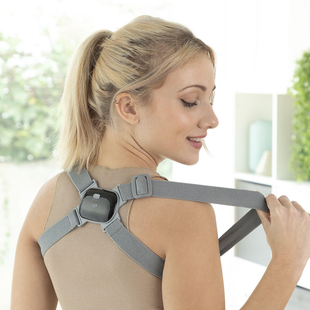 Entrenador de Postura Inteligente Recargable con Vibración Viback - InnovaGoods
