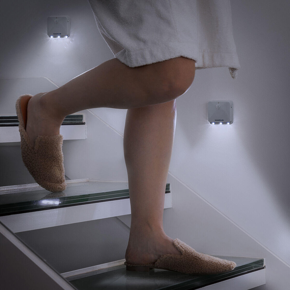 Luz LED con Sensor de Movimiento Lumtoo 2 Unidades - InnovaGoods