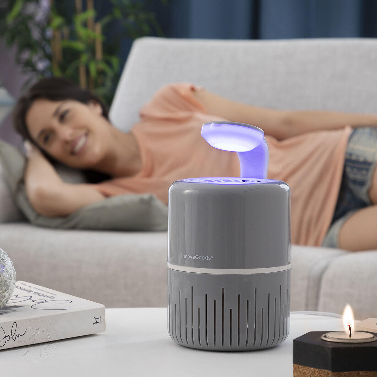 Lámpara Antimosquitos por Succión KL Drain - InnovaGoods