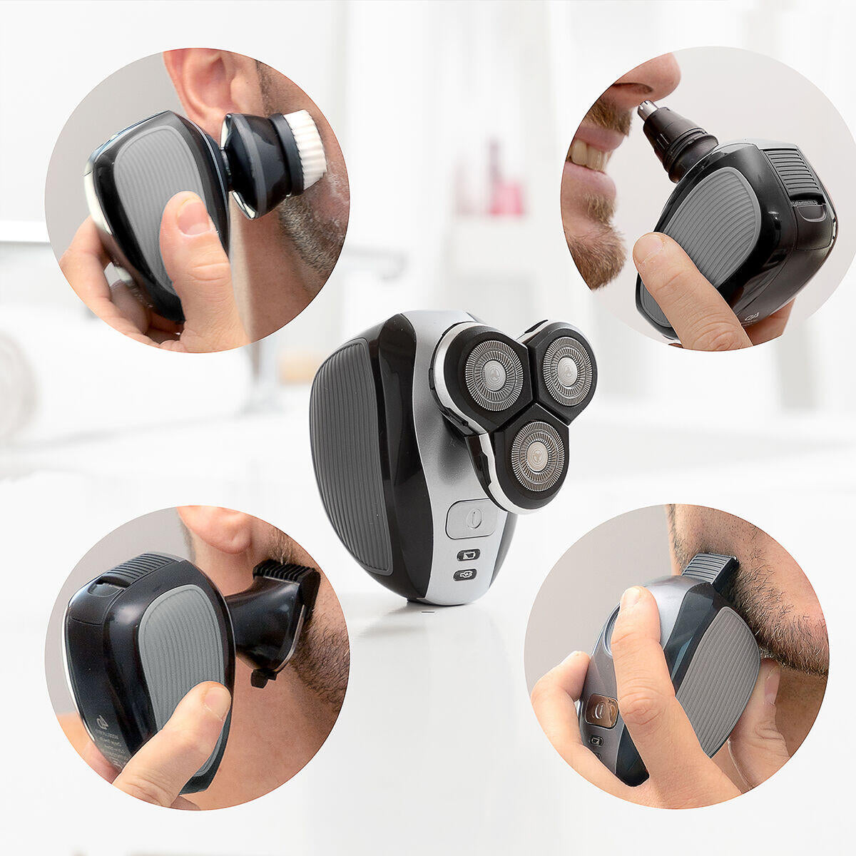 Afeitadora Recargable Ergonómica Multifunción 5 en 1 Shavestyler - InnovaGoods