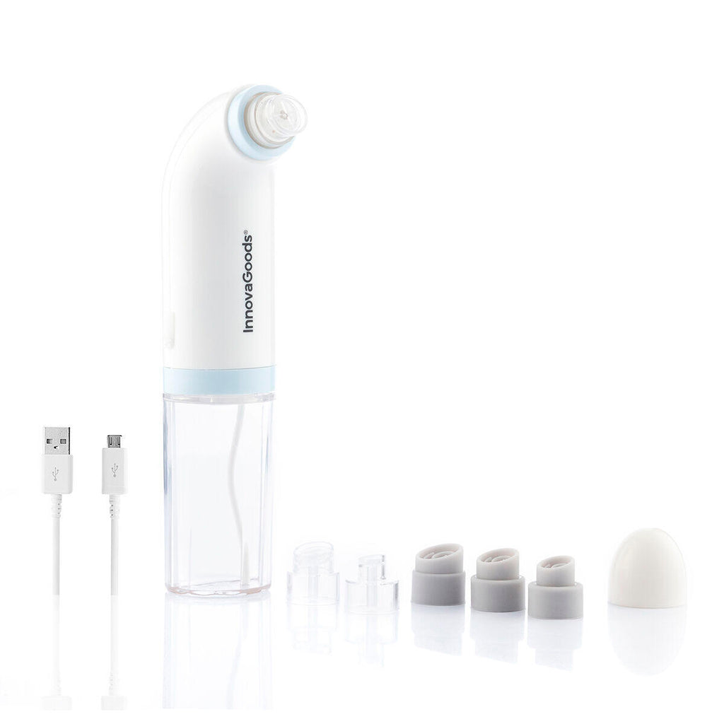 Hidrolimpiador Facial de Impurezas Recargable Hyser con accesorios 