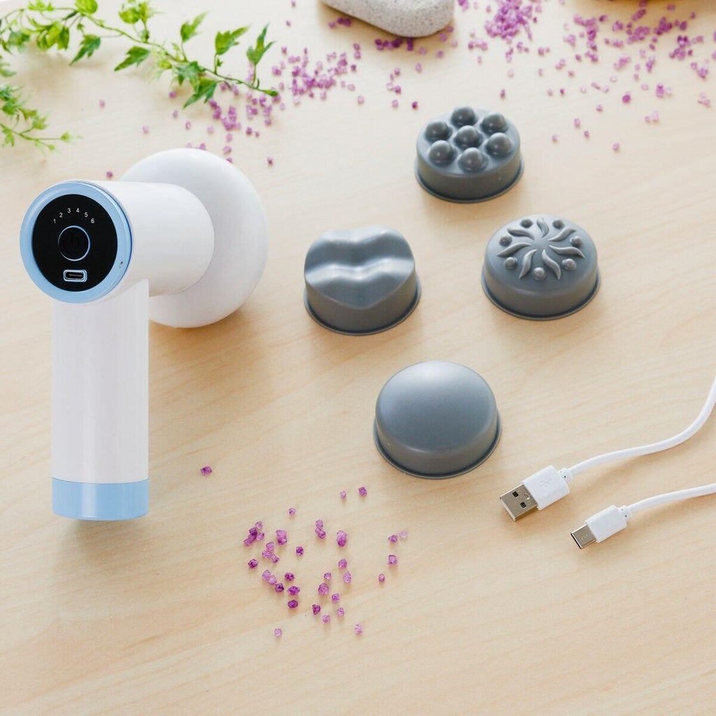 Pistola Masajeadora Anticelulítica Recargable 6 en 1 CellyGun - InnovaGoods