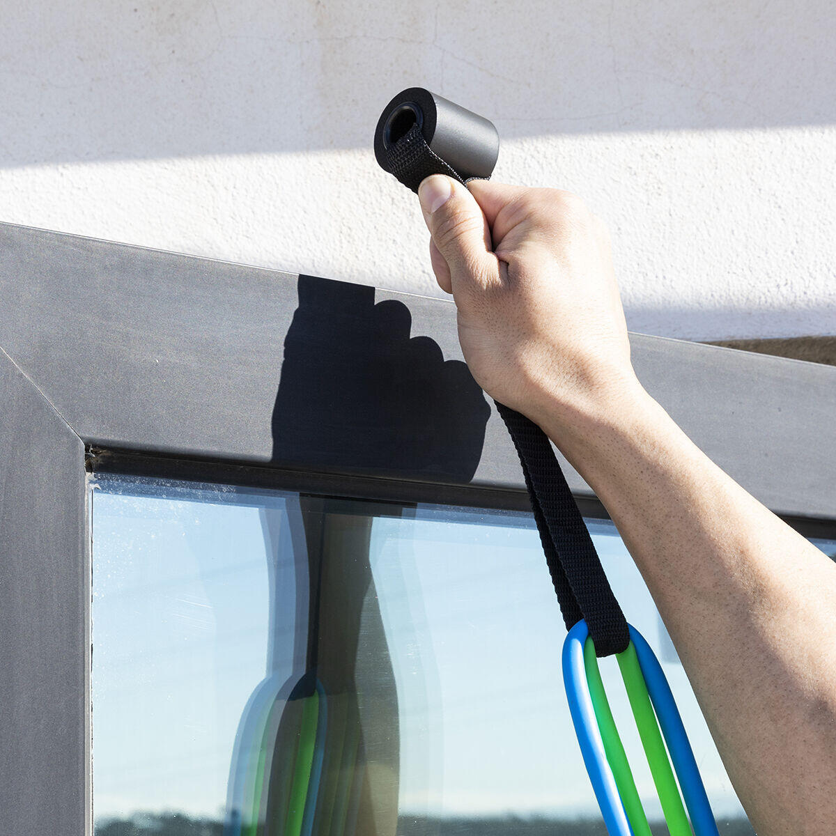 Set de Bandas de Resistencia con Accesorios y Guía de Ejercicios Tribainer 3 Unidades - InnovaGoods