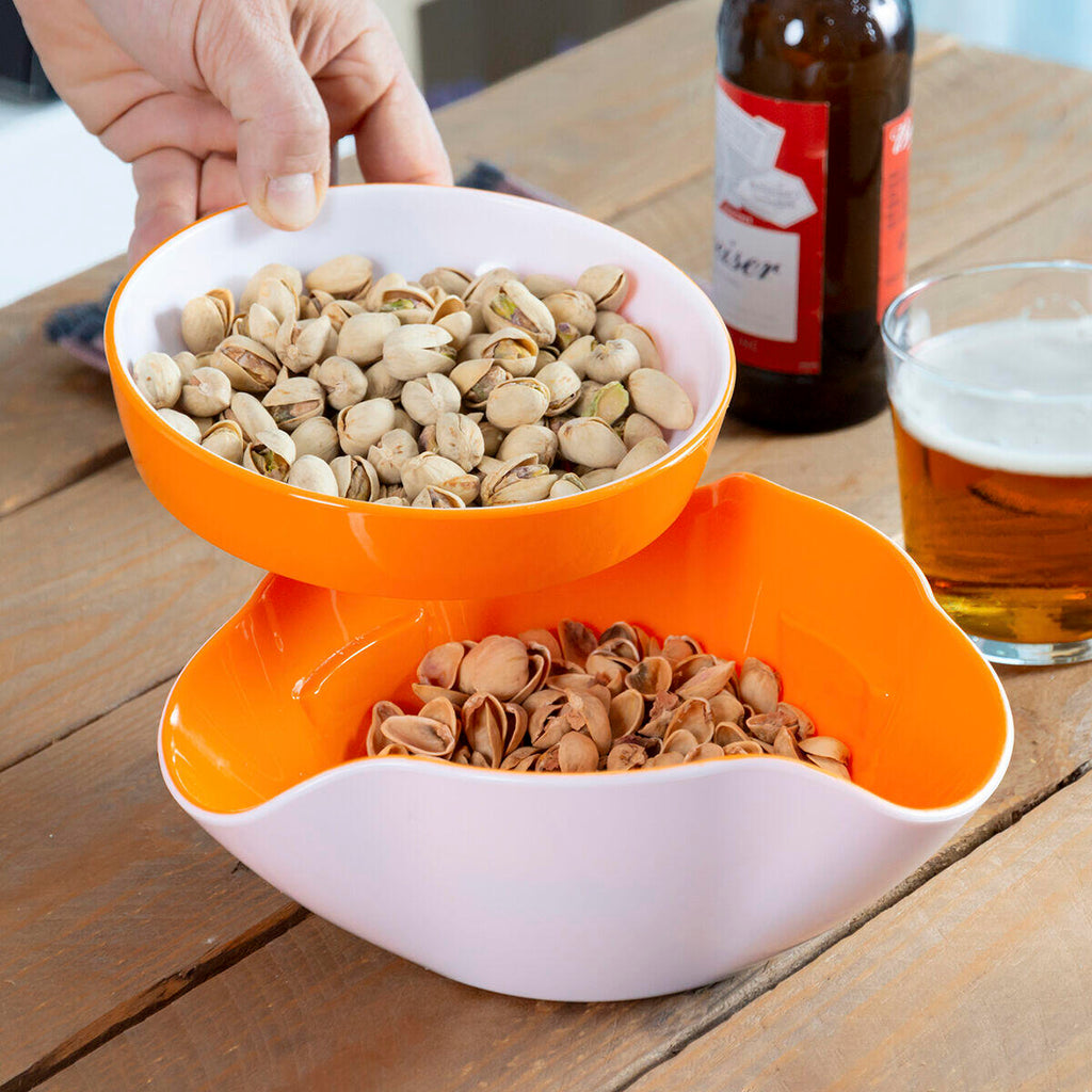 Bols 2 en 1 para Aperitivos 2 Piezas - InnovaGoods