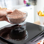 Freidora de Aire 5L Fryinn Balance 5000 con Báscula y Recetario , Acero Inoxidable y Pantalla Táctil Negro 1500W- InnovaGoods Dropea