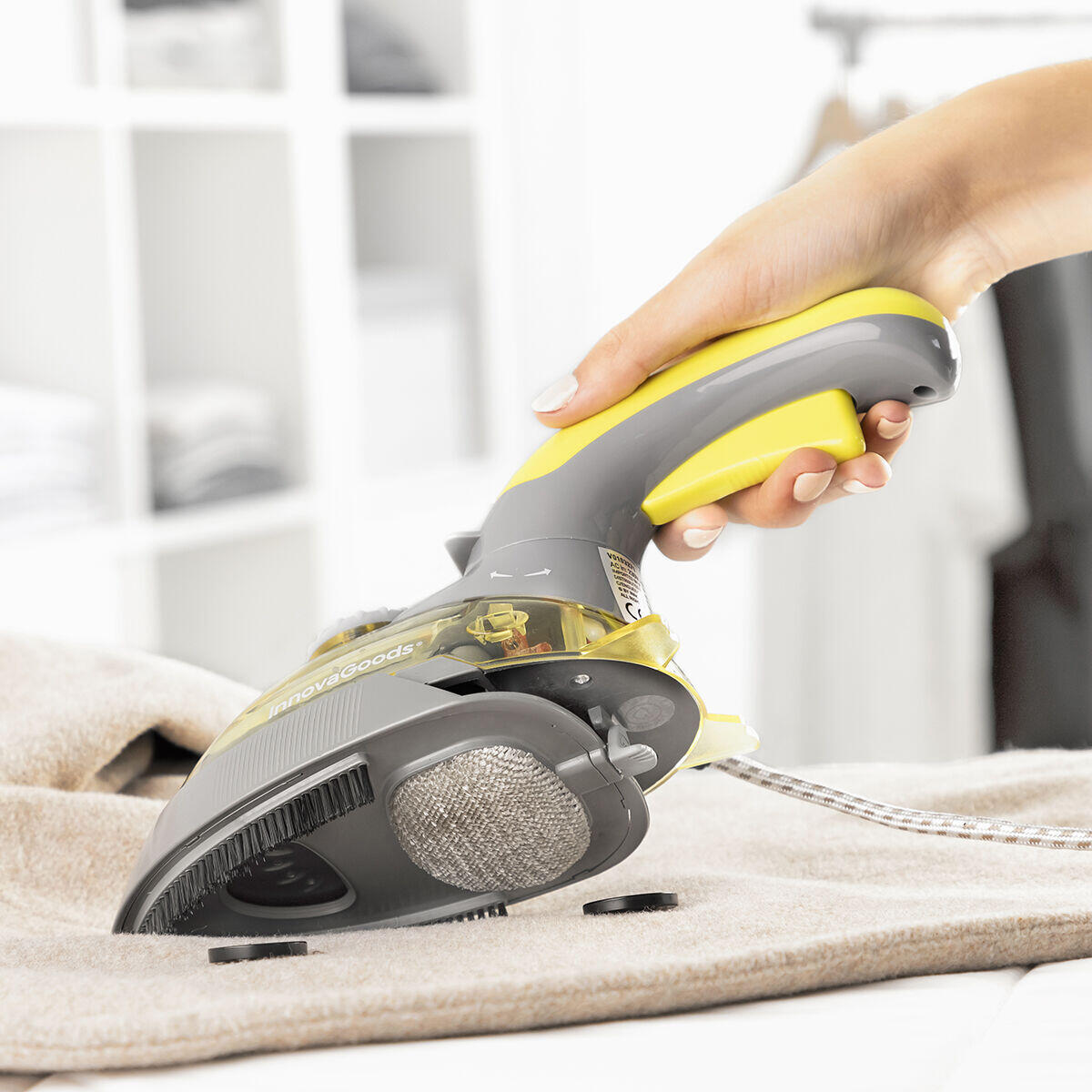 Mini Plancha de Vapor Vertical y Horizontal 2 en 1 Velyron 800 W - InnovaGoods