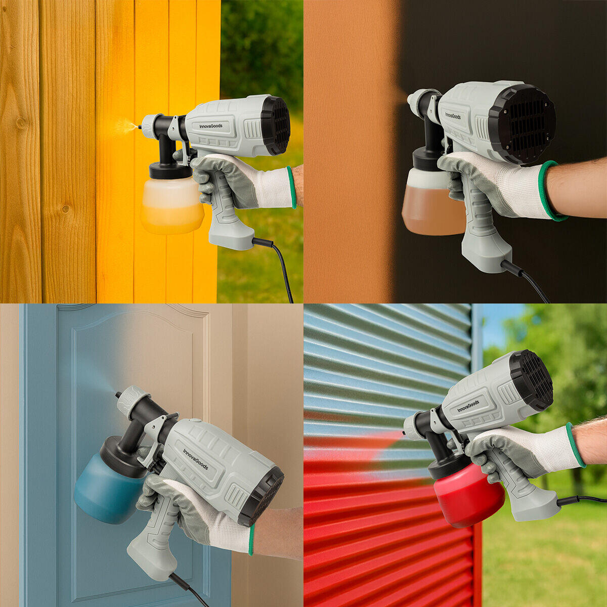 Pistola de Pintura Eléctrica Spraint 1L 500W - InnovaGoods Dropea