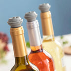 Bomba de Vacío y Tapones para Vino Winuum - InnovaGoods (4 tapones) Dropea