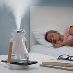 Humidificador Difusor de Aromas y Cargador Inalámbrico 3 en 1 Misvolt - InnovaGoods