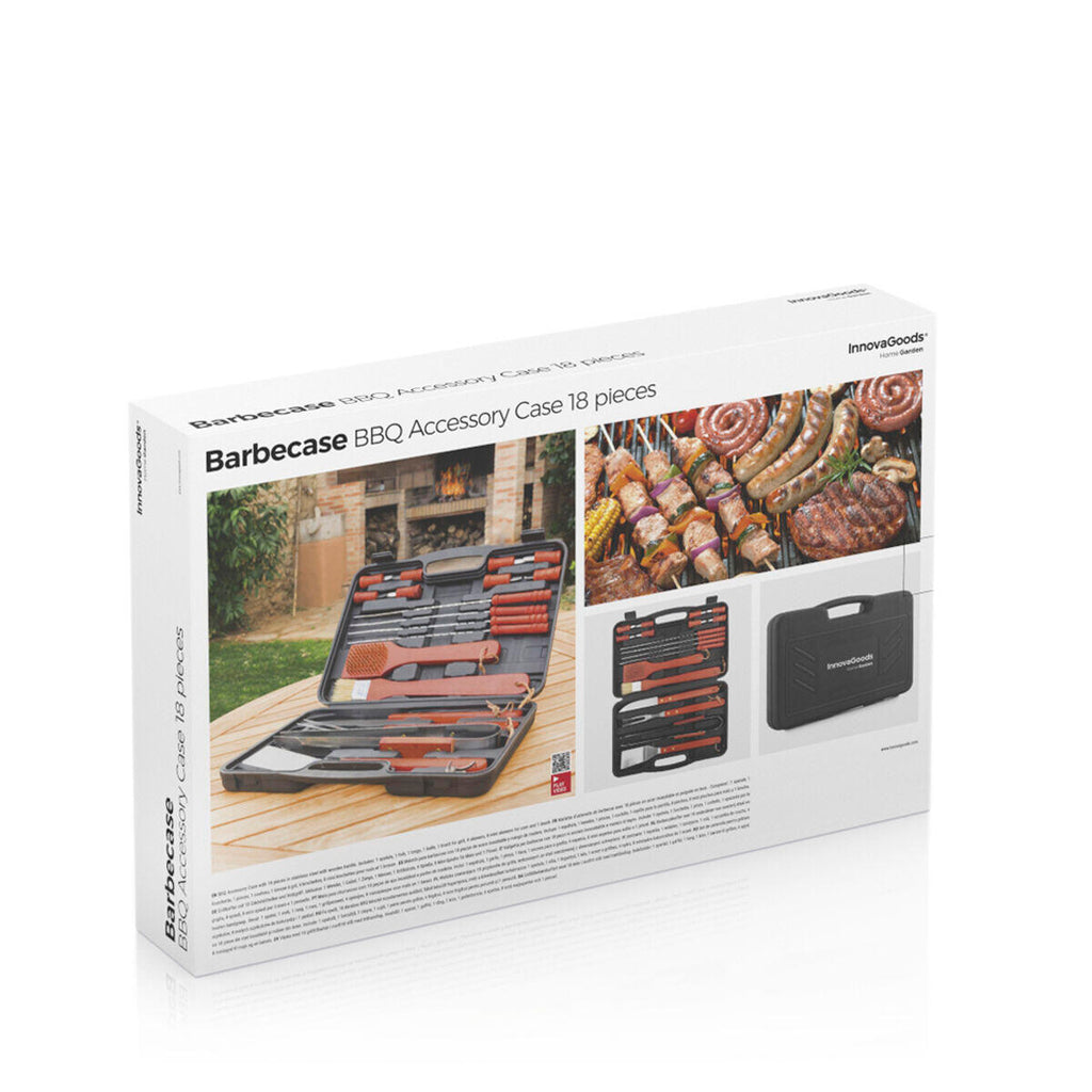 Maletín Barbacoa Barbecase 18 Piezas - InnovaGoods