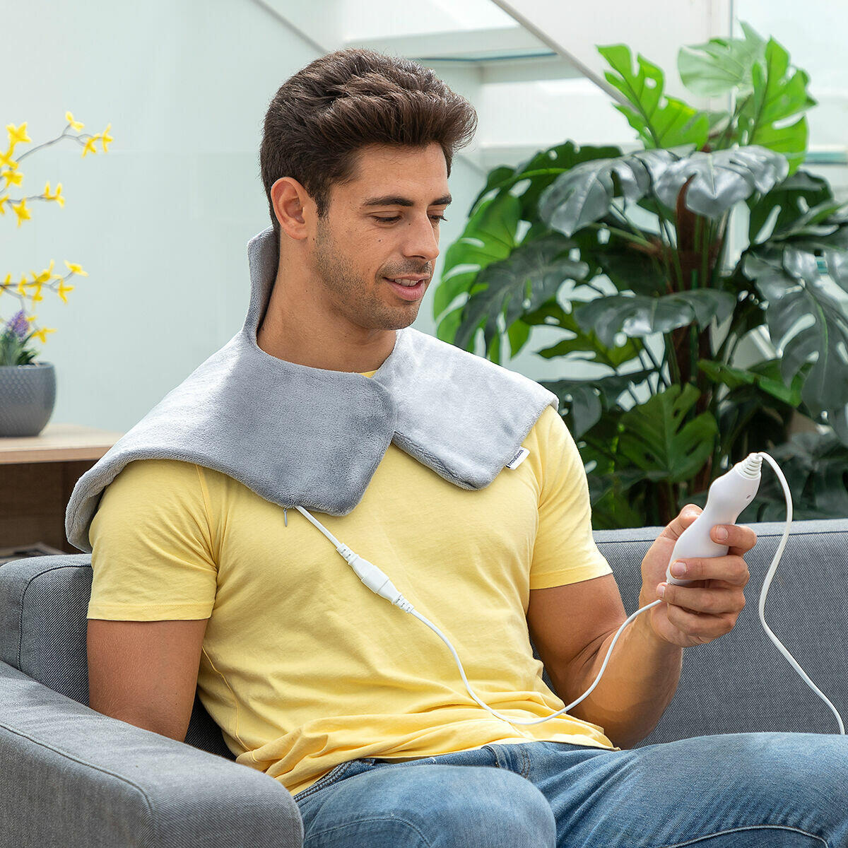 Almohadilla Eléctrica para Cuello y Hombros Sholkad - InnovaGoods