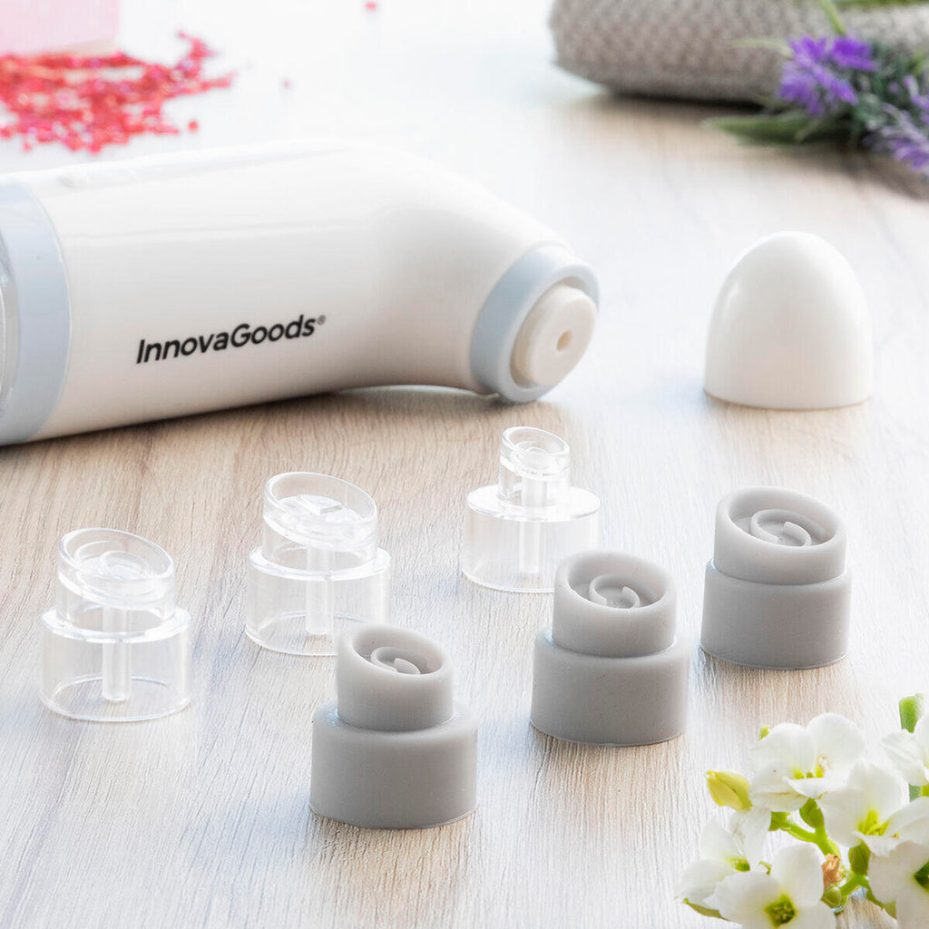 Hidrolimpiador Facial de Impurezas Recargable Hyser con sus diferentes cabezales