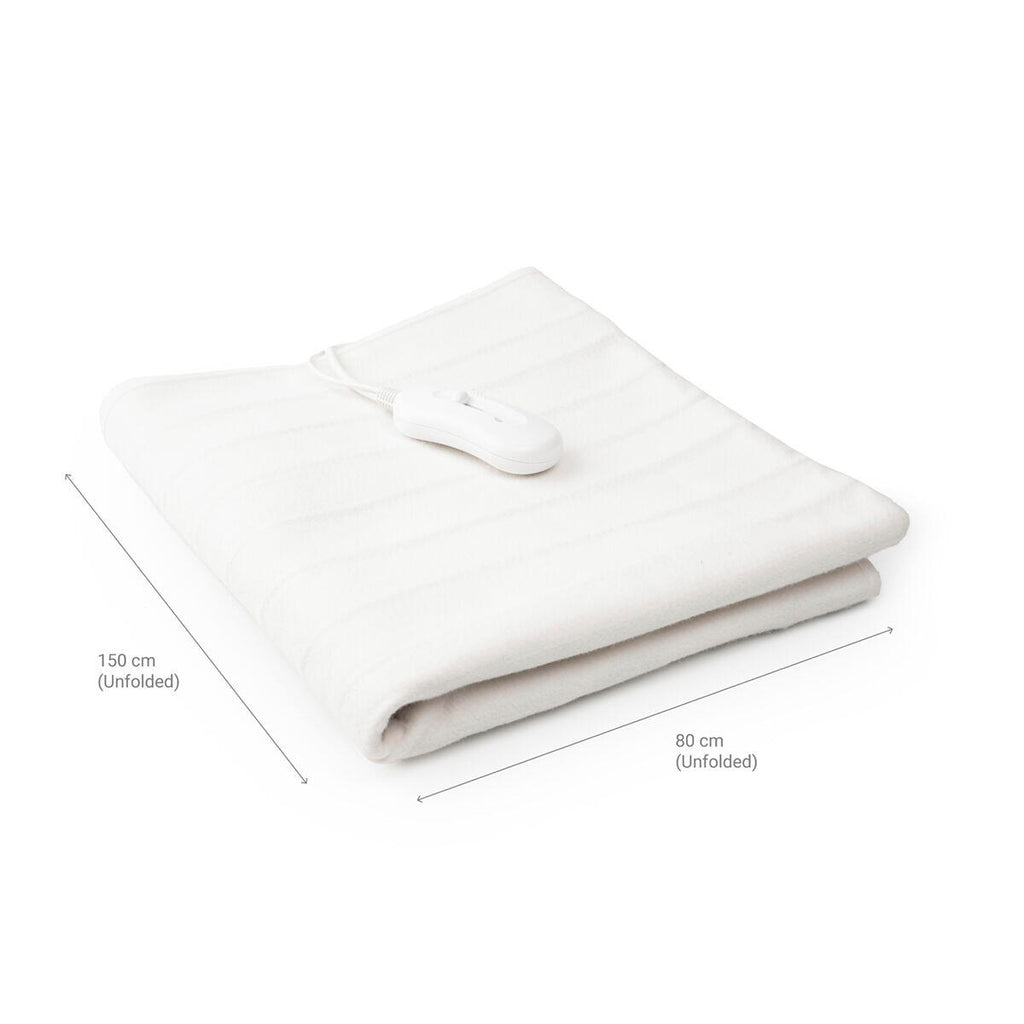 Calientacamas Eléctrico Individual  Blanco Krewarm 60 W 80 x 150 cm - InnovaGoods