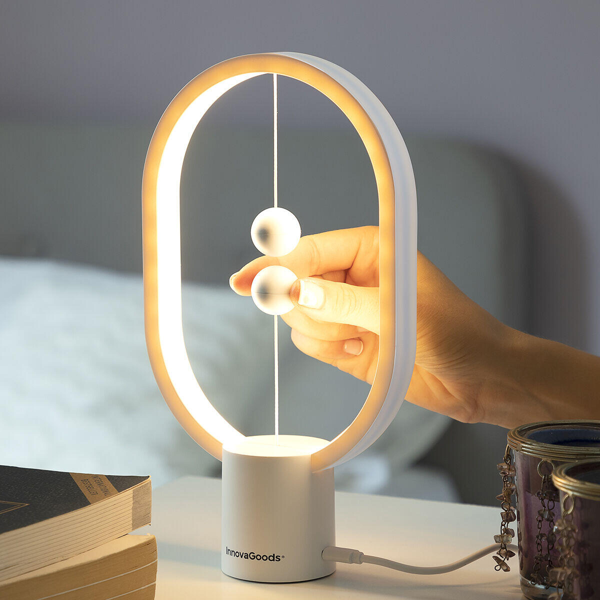 Detalle del sistema magnético de encendido de Lámpara de equilibrio