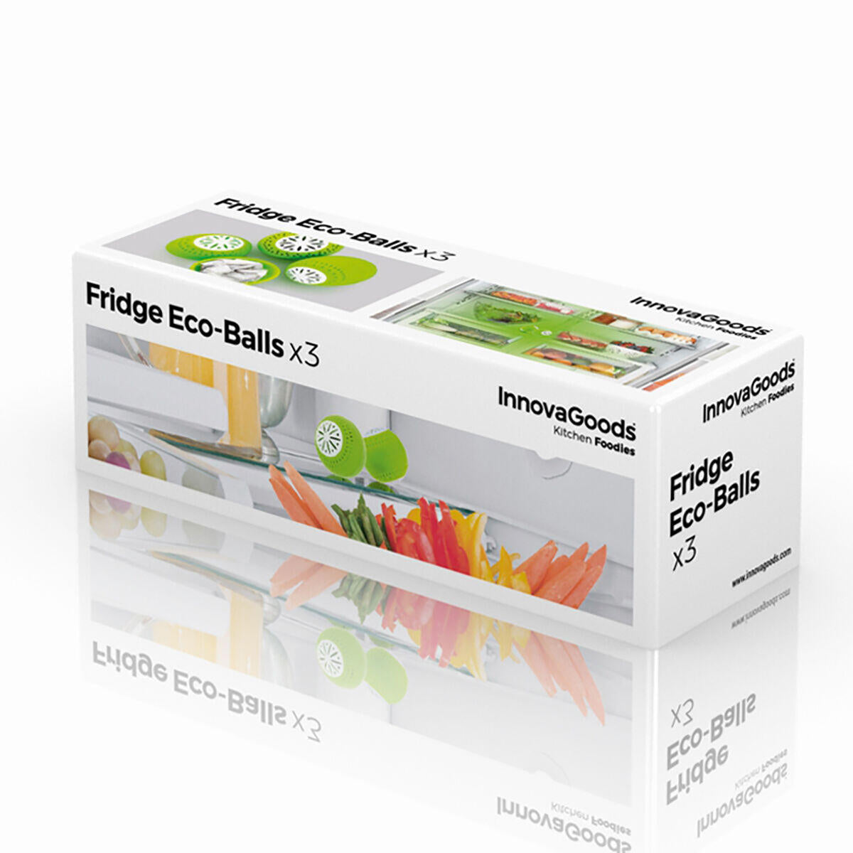 Ecobolas para Frigorífico 3 Unidades -  InnovaGoods