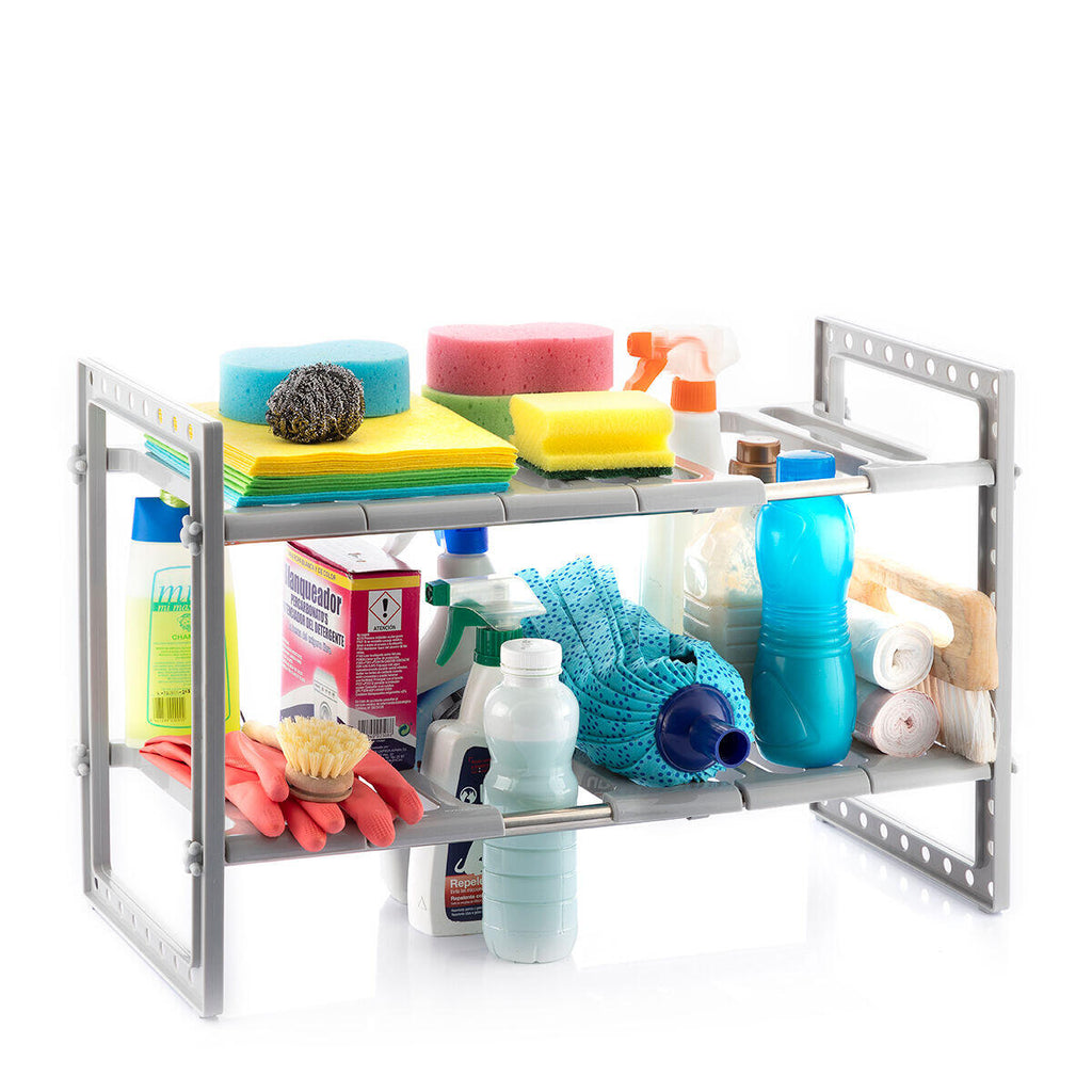 Estantería Extensible para Fregadero Shibblek 2 Estantes - InnovaGoods