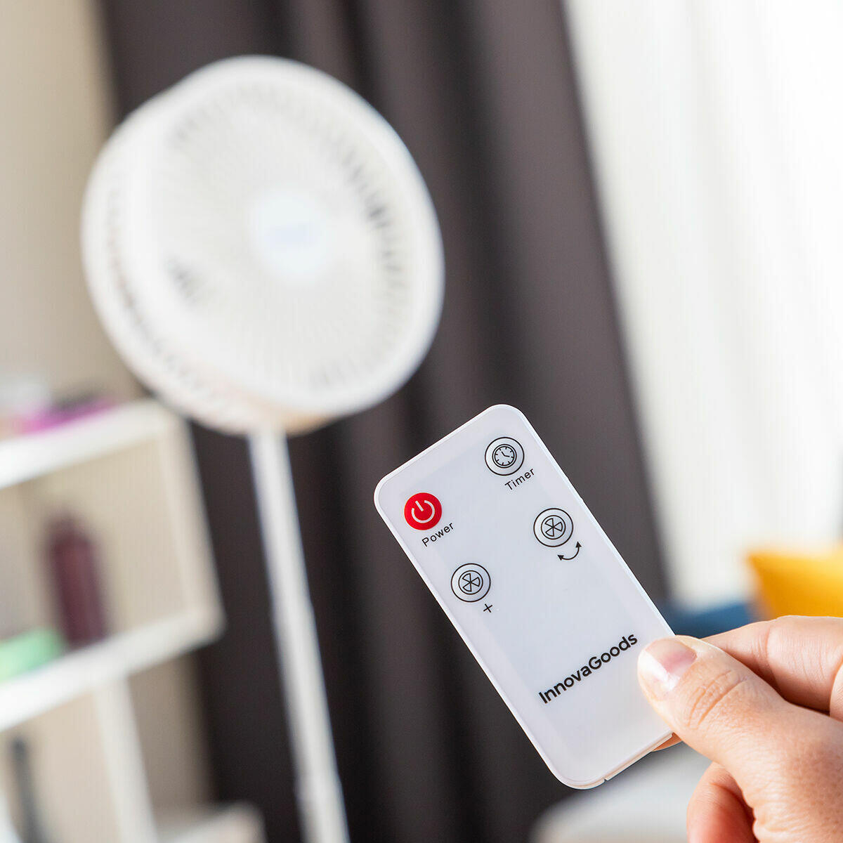 Ventilador Recargable Plegable 3 en 1 Fandle Ø7,7'' 7200 mAh - InnovaGoods