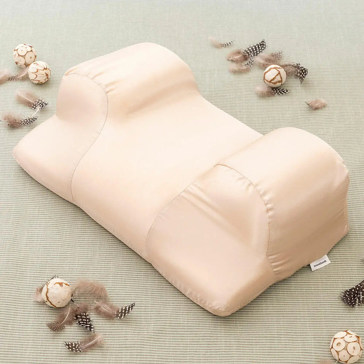 Almohada Cervical Antiarrugas con Funda de Satén Youthlow - InnovaGoods Dropea