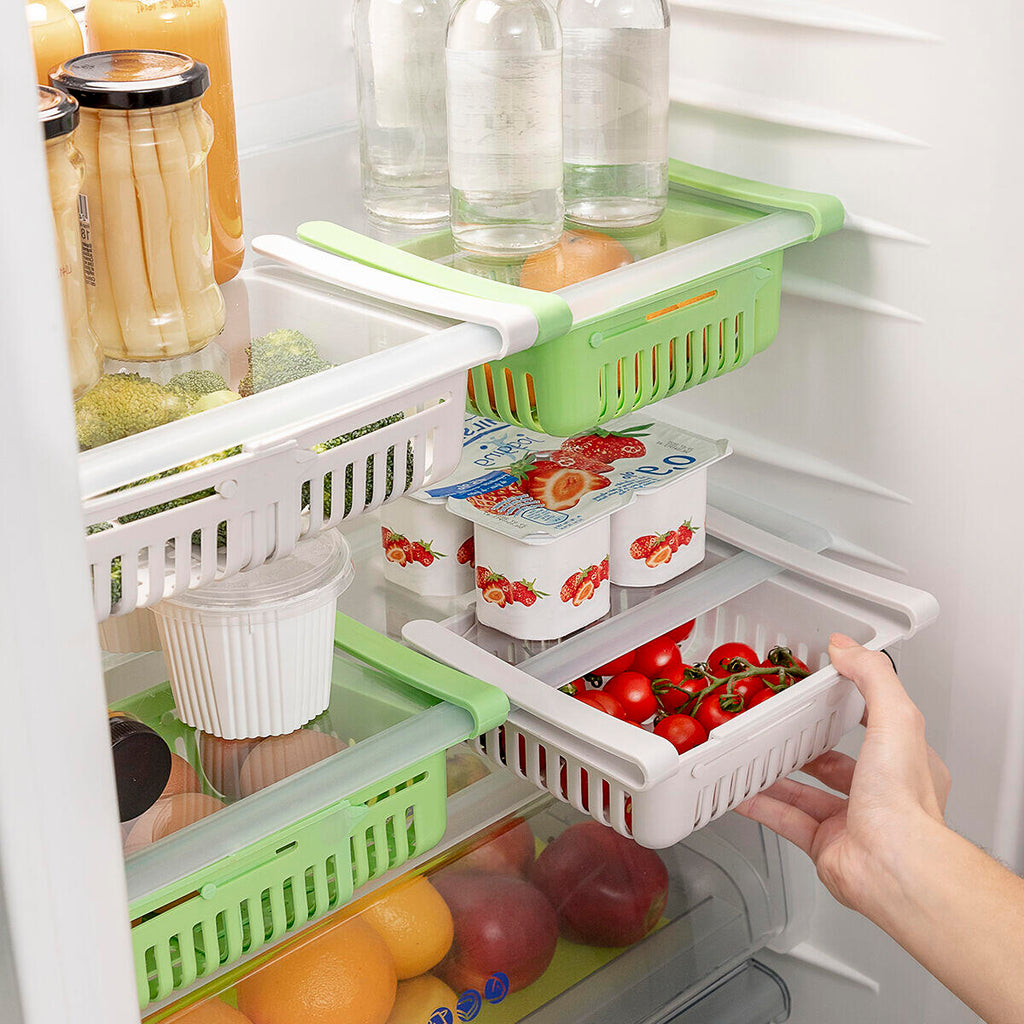 Organizador Ajustable para Nevera Friwer 2 Unidades - InnovaGoods