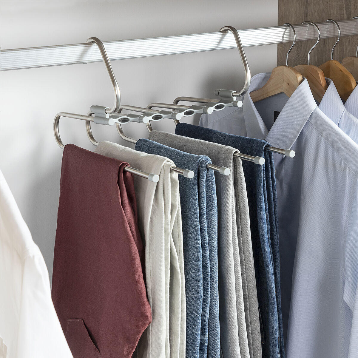 Percha Múltiple para Pantalones 5 en 1 Havser - InnovaGoods