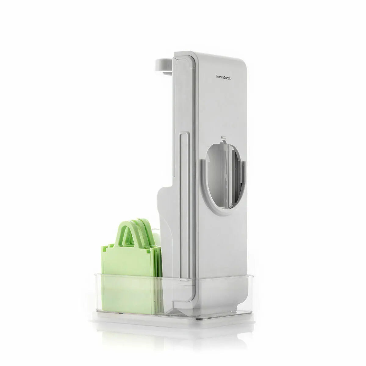 Mandolina Cortadora de Verduras 5 en 1 Plegable con Base Antideslizante y Recipiente Slichen- InnovaGoods Dropea