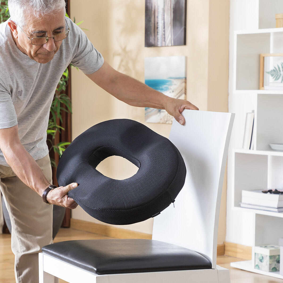 Cojín de Gel y Carbón de Bambú Desenfundable Charnut - InnovaGoods