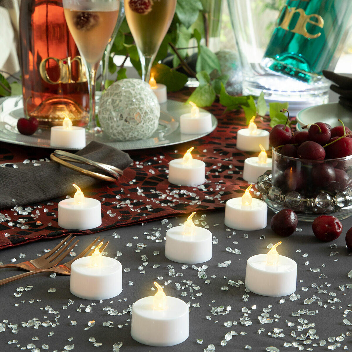 Set de Velas de Té LED Romandle 12 Unidades - InnovaGoods