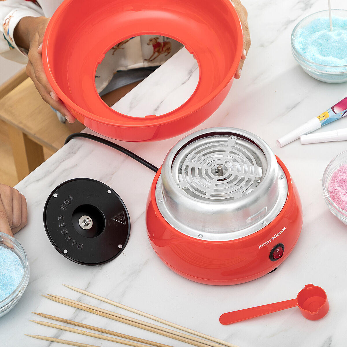 Máquina de Algodón de Azúcar Cantty - InnovaGoods