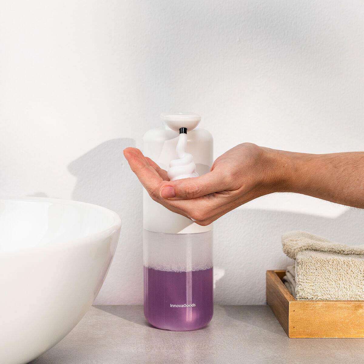 Dispensador de Jabón de Espuma Automático Recargable Bitefom - InnovaGoods