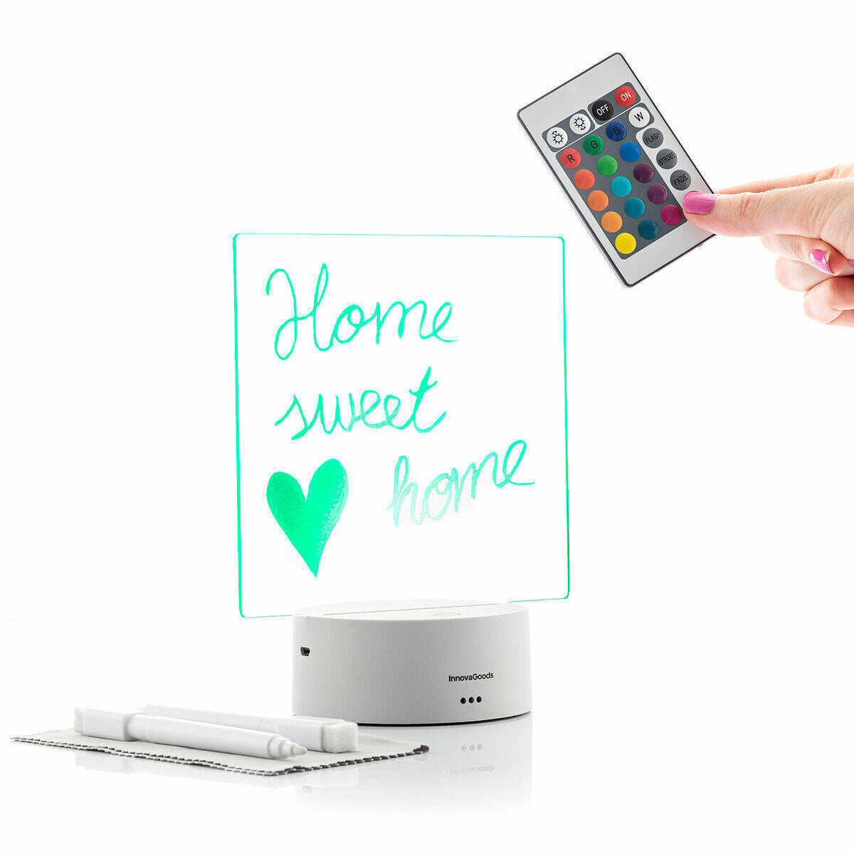 Tablero de Notas y Mensajes LED Lemo - InnovaGoods