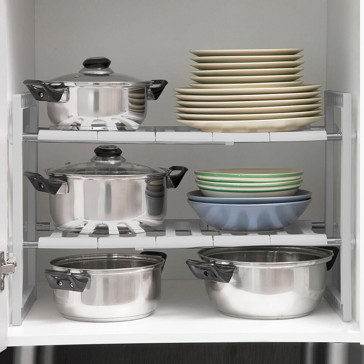 Estantería Extensible para Fregadero Shibblek 2 Estantes - InnovaGoods