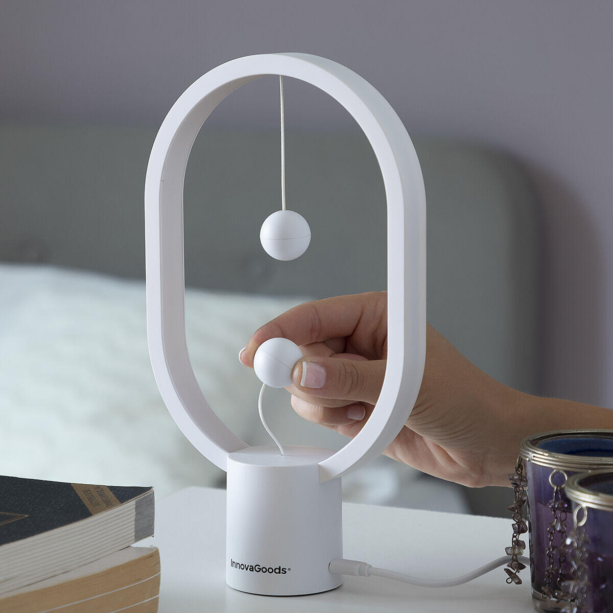 Detalle del sistema magnético de Lámpara de equilibrio
