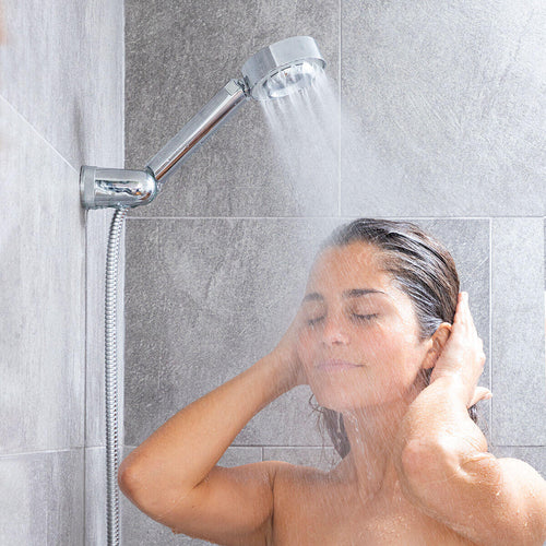 Alcachofa de Ducha Doble con Dispensador 3 en 1 Xawara - InnovaGoods