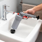 Pistola Desatascadora de Aire Comprimido Universal con Adaptadores KlinGun - InnovaGoods