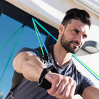 Set de Bandas de Resistencia con Accesorios y Guía de Ejercicios Tribainer 3 Unidades - InnovaGoods