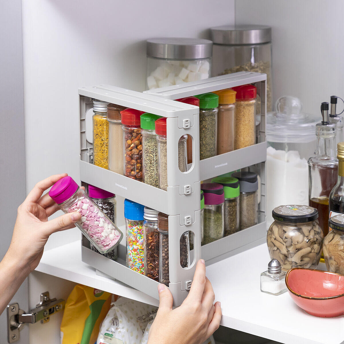 Organizador de Especias Deslizante y Pivotante Rispick - InnovaGoods