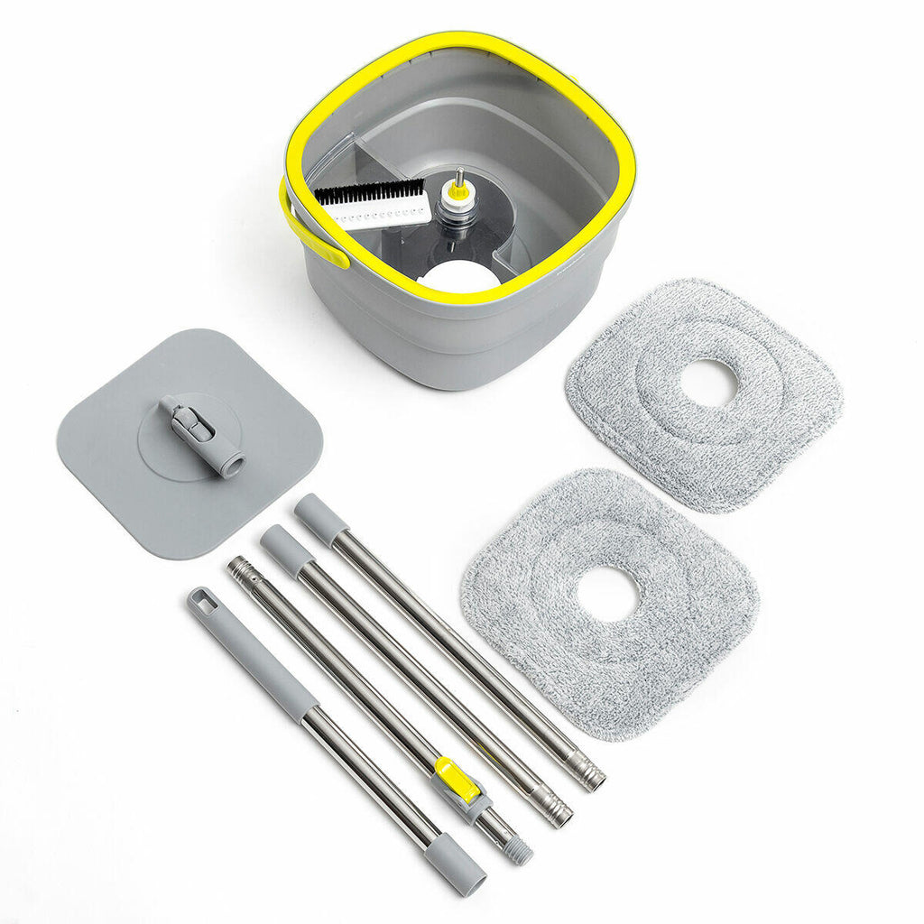 Mopa Giratoria con Autolimpieza y Cubo Separador Selimop - InnovaGoods