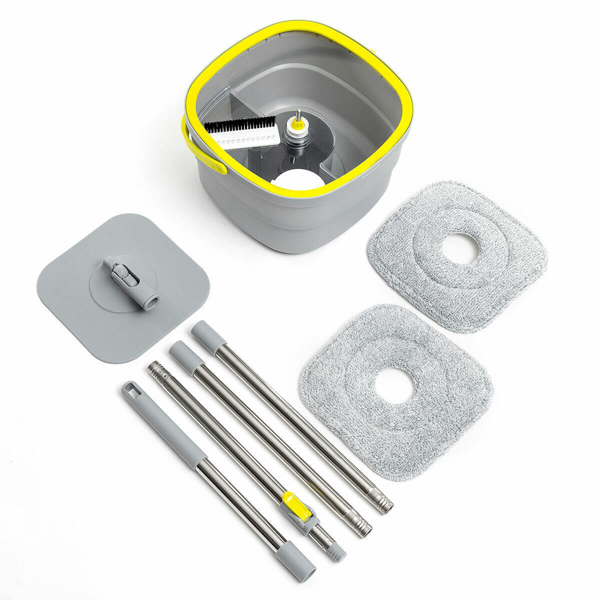 Mopa Giratoria con Autolimpieza y Cubo Separador Selimop - InnovaGoods
