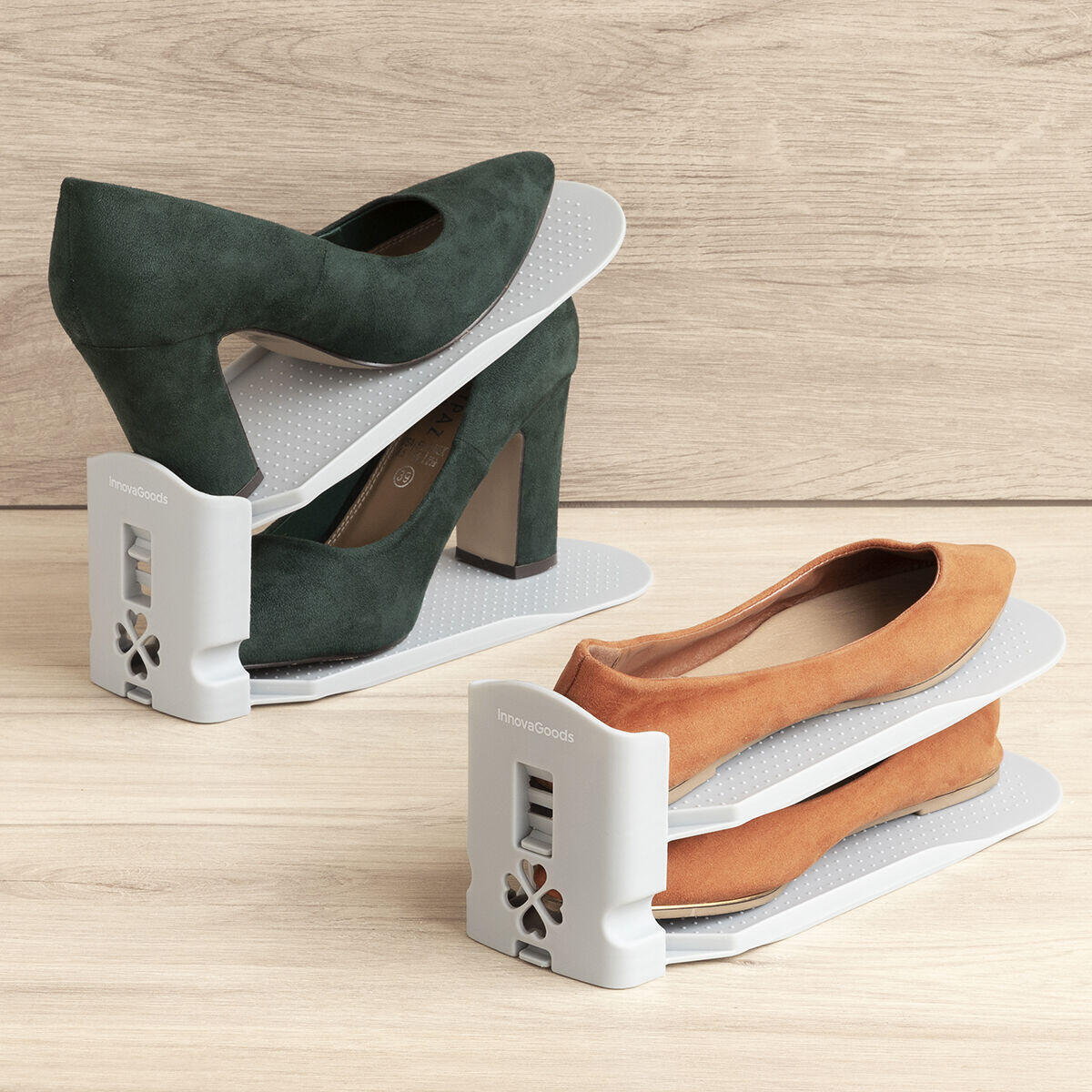 Organizador de Zapatos Regulable Sholzzer 6 Unidades - InnovaGoods