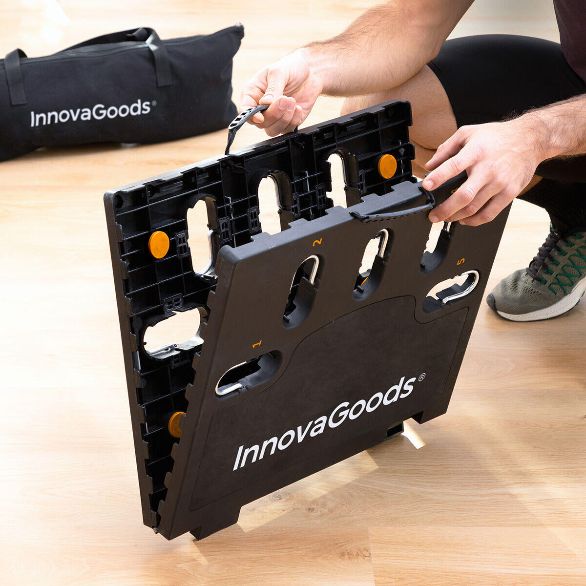 Sistema de Entrenamiento Integral Portátil con Guía de Ejercicios Gympak Max - InnovaGoods