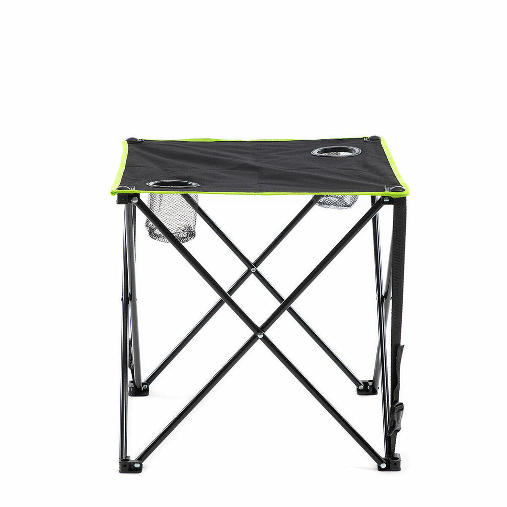 Mesa de Camping Textil Plegable con Funda Cafolby - InnovaGoods Dropea