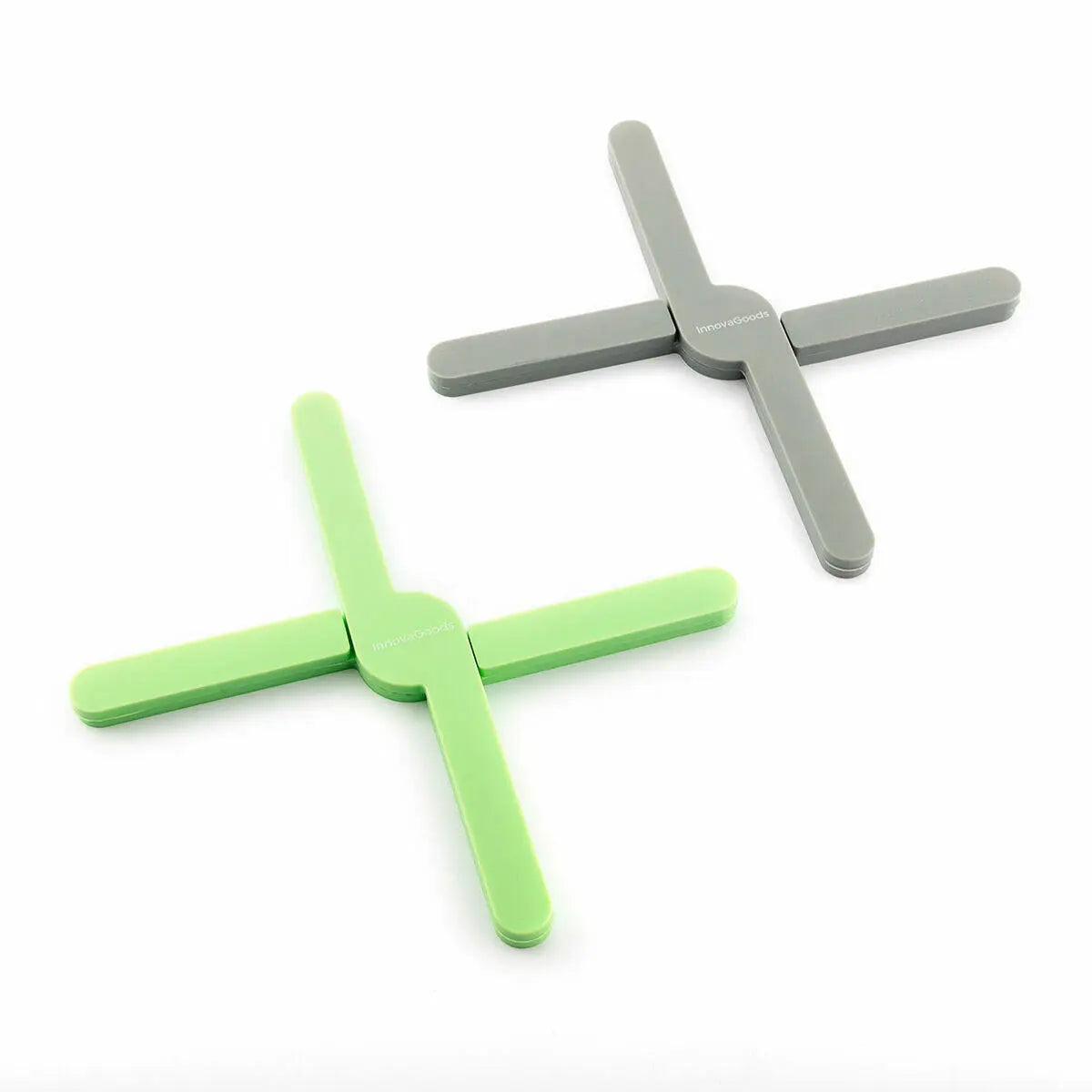 Salvamanteles Individual Plegable de Silicona Folvet - InnovaGoods 2 Unidades Dropea
