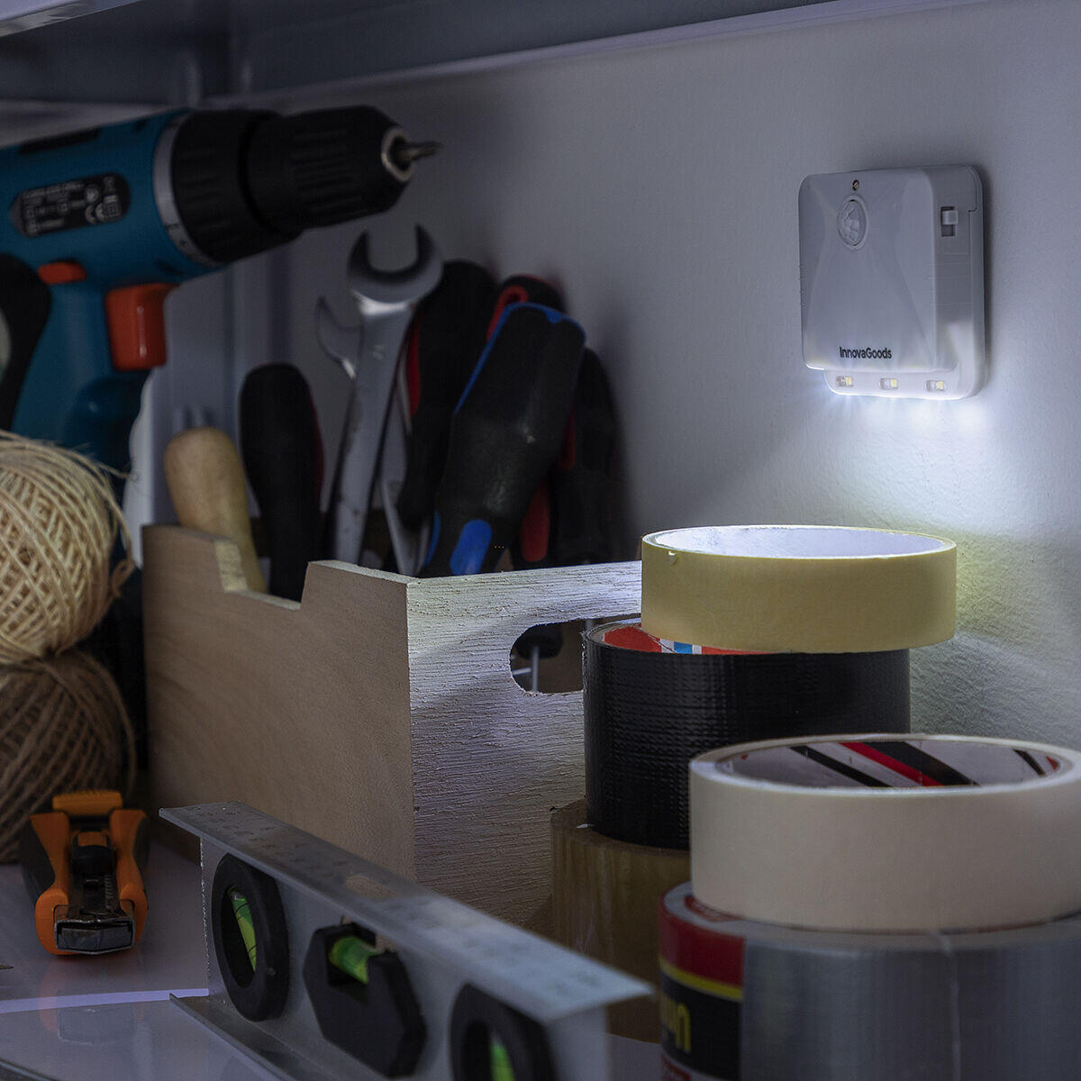 Luz LED con Sensor de Movimiento Lumtoo 2 Unidades - InnovaGoods