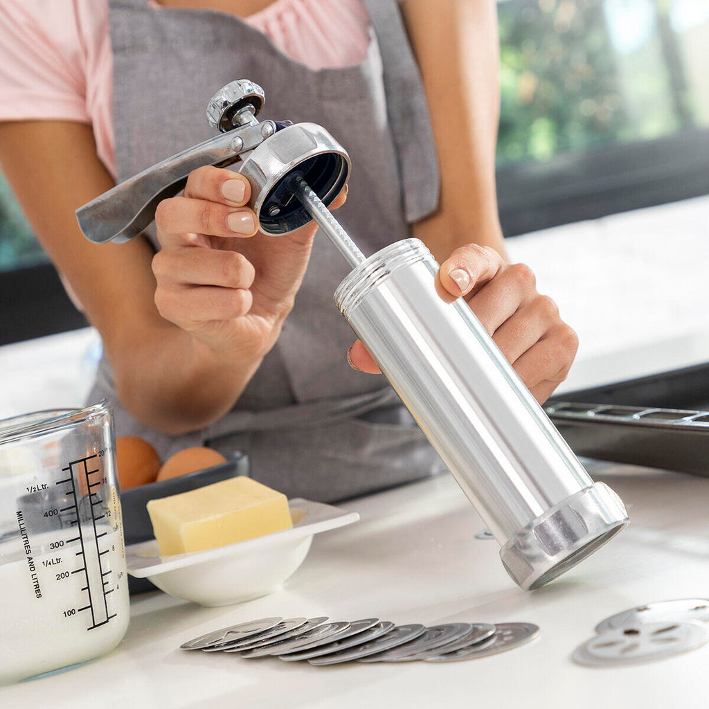 Detalle interno de la Máquina para Hacer Galletas y Manga Pastelera 2 en 1 Prekies InnovaGoods