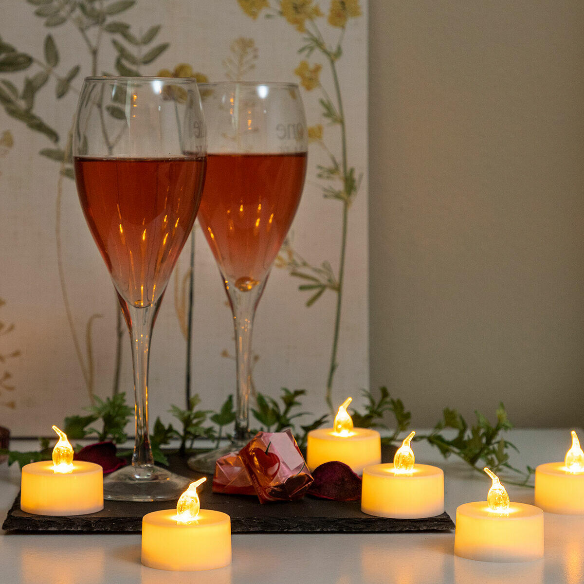 Set de Velas de Té LED Romandle 12 Unidades - InnovaGoods