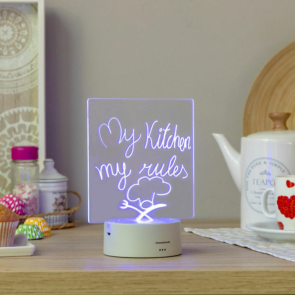 Tablero de Notas y Mensajes LED Lemo - InnovaGoods