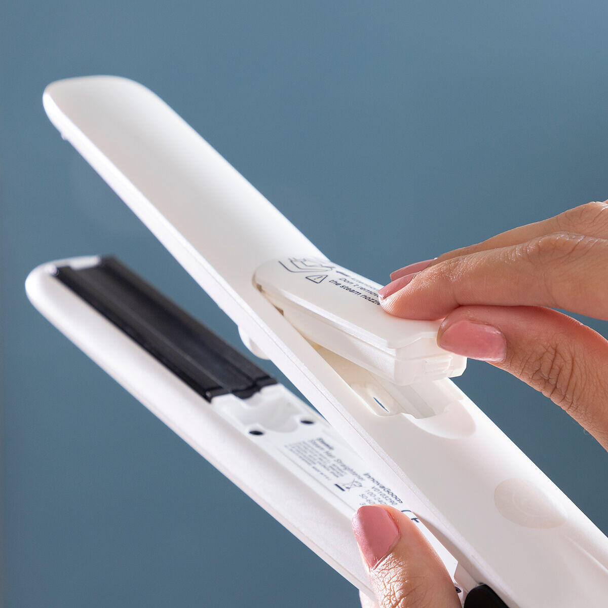 Plancha de Pelo Cerámica con Vapor Stemio 36 W - InnovaGoods