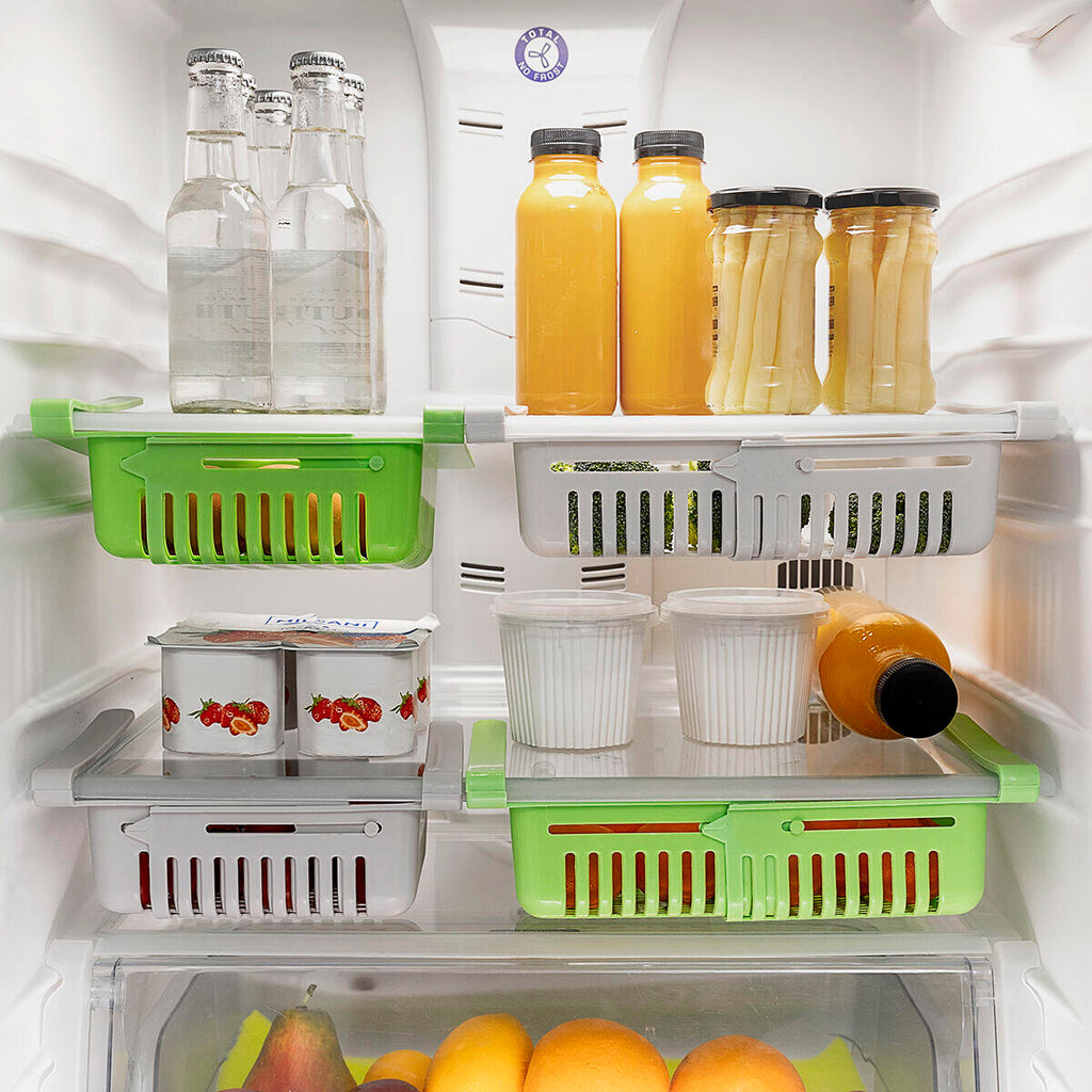 Organizador Ajustable para Nevera Friwer 2 Unidades - InnovaGoods
