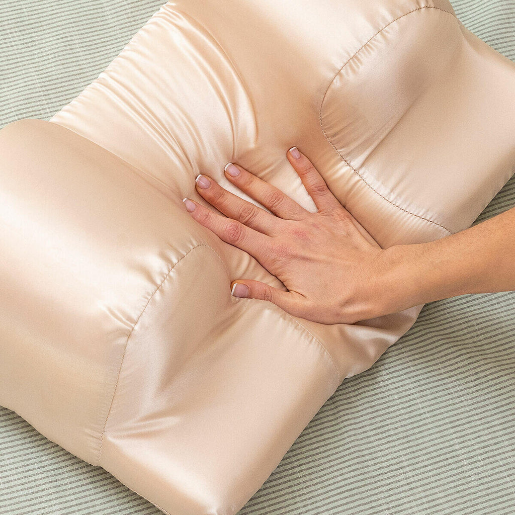 Almohada Cervical Antiarrugas con Funda de Satén Youthlow - InnovaGoods Dropea