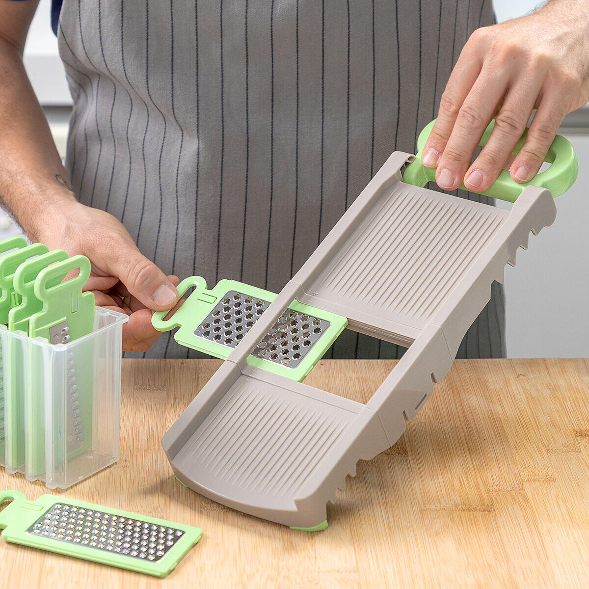 Mandolina Rallador Plegable 6 en 1 Choppie - InnovaGoods